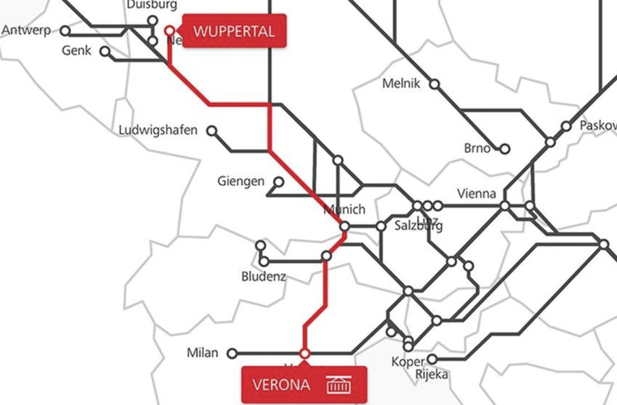 Rail Cargo Group: TransFER Verona–Wuppertal: Un attraente collegamento sud-nord